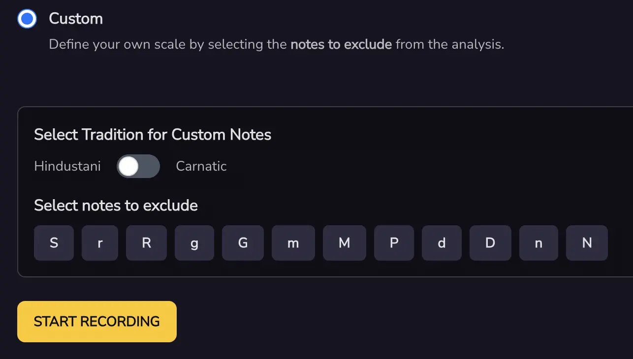 Optional Filtering